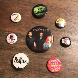Set of Music Buttons